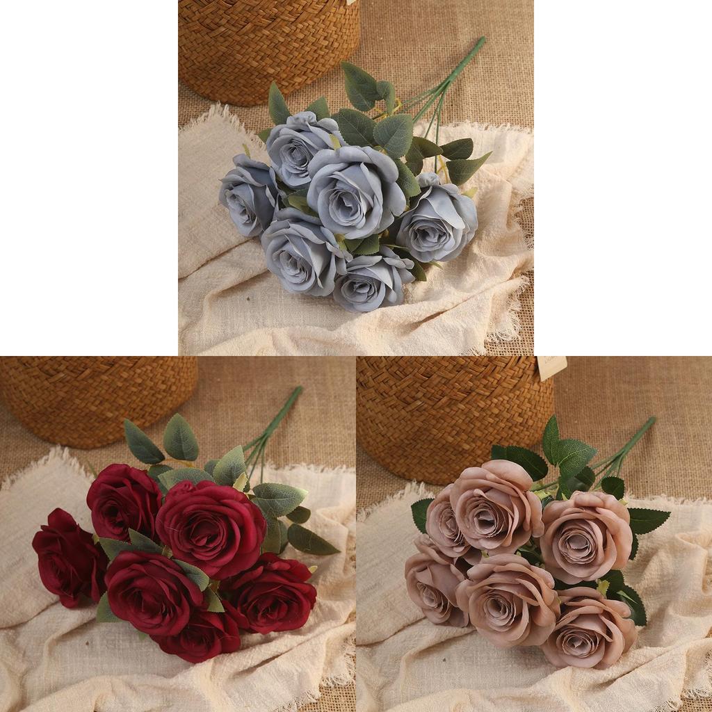 Rose Silk Flowers Party Decoration For Weddings And Celebrations