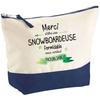 Trousse de maquillage - PLANETEE - Merci Snowboardeuse Inoubliable - Grand format - Coton - Impression sublimation HD