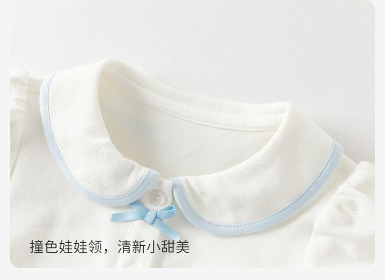 David Bella Girls JK Half Skirt Set Summer Dress New Children's Short Sleeve Pleated Skirt College Style Two Piece Set