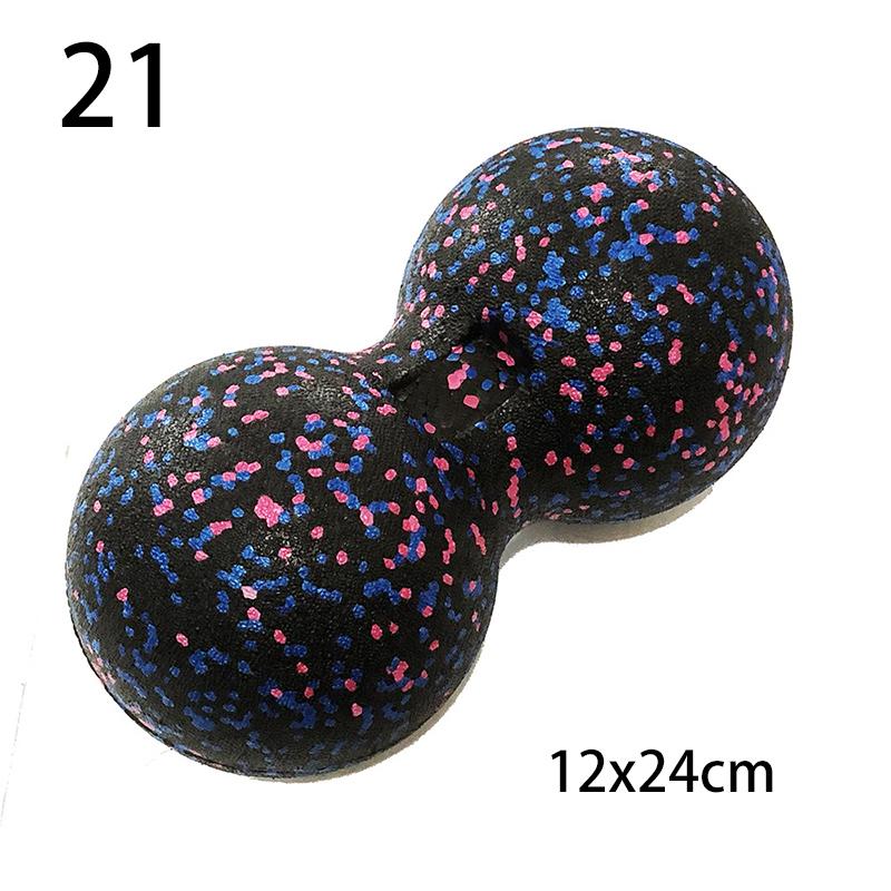 1/2PC Body Fascia Lightweight Lacrosse Myofascia Ball Peanut Massage Ball Lightweight Fitness