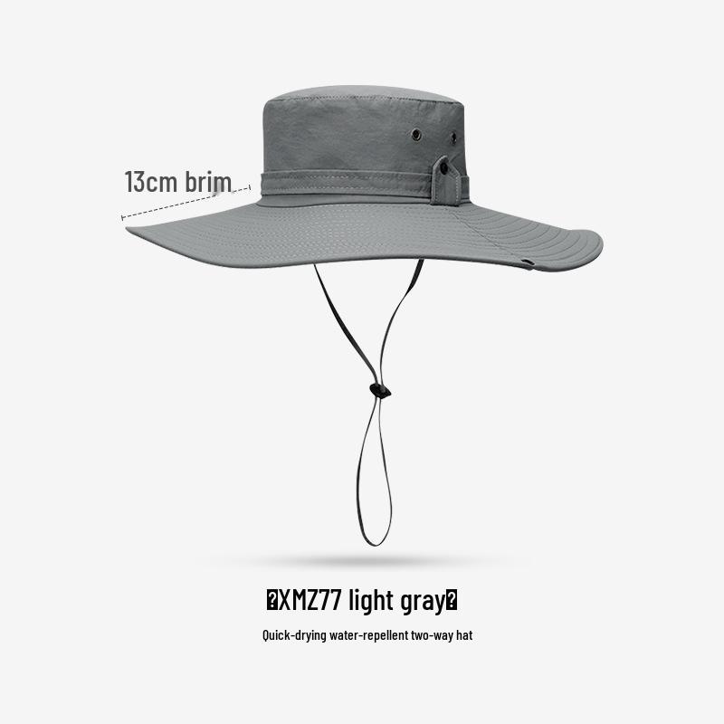 Cappello da Pesca da Uomo ad Asciugatura Rapida con Protezione UV per Esterno