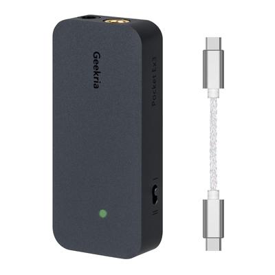 Geekria Portable Headphone Balanced Output and Stereo Mini DAC Dual Chip Supports Up To USB-C Amplifier, 4.4mm 3.5mm Output, Hi-Fi CS43131,