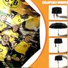Custom Name Personalized Borussia Dortmund Print Umbrella, Auto Open Close, 8‑Rib Sturdy Frame, Commute Camping Hiking Use, Birthday Gift