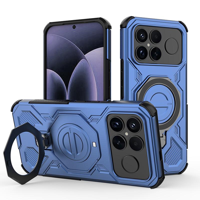 For Xiaomi Poco F8 Ultra Magnetic Ring Case,Military-Grade Drop Protection Case for Xiaomi Poco F8 Ultra