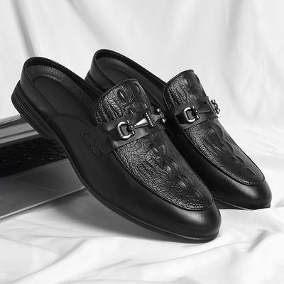 Sandali Traspiranti Ciabatte di Design Scarpe Casual da Uomo Marchio di Lusso Pantofole di Alta Qualità Mocassini Scarpe Estive Mezze Scarpe da Uomo Scarpe