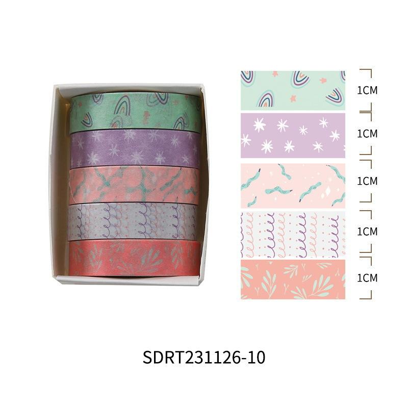Tianquan Miaowu Washi Tape Set Cute Cartoon Decorative Paper Tape for Journaling Scrapbooking DIY Craft Sticker Supplies