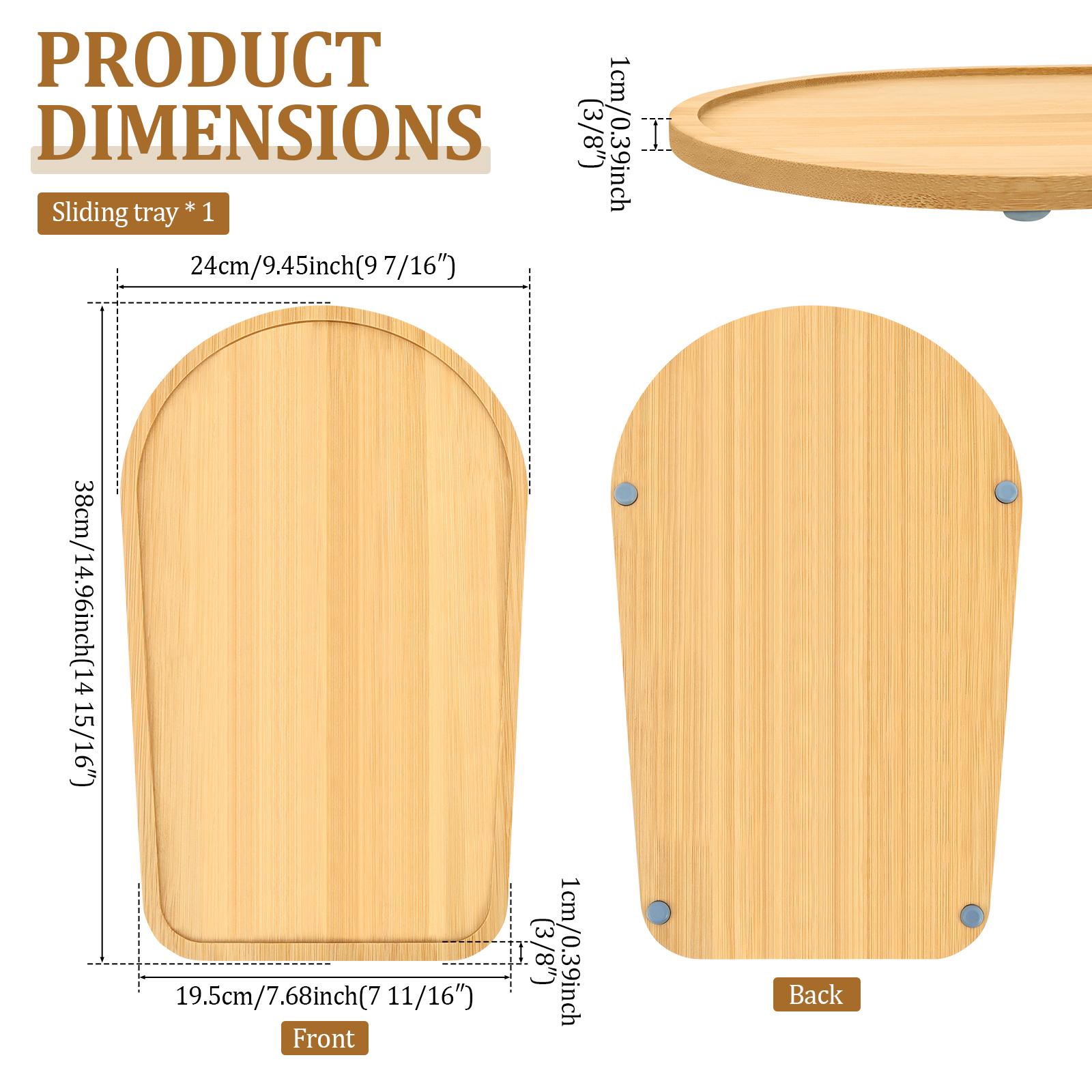 

Bamboo Sliding Board for 4.3L - 4.8L Sliding Pad for Food Processor Mixer Moving Board for Kitchen Accessory Mover Slider Mat