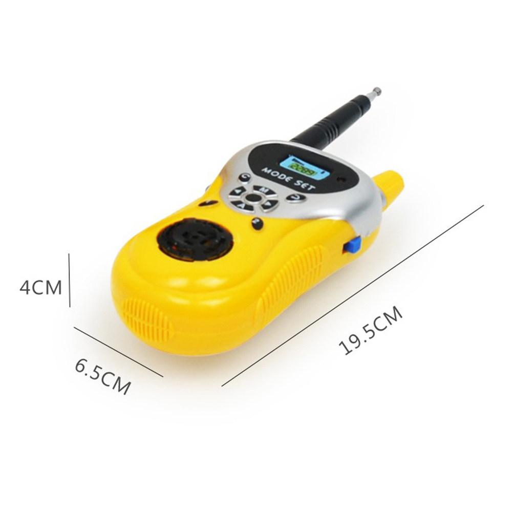 2 Stück Kinder Walkie-Talkie Handfunkgerät mit Sprachfunktion Tragbares Outdoor-Gerät für Kinder