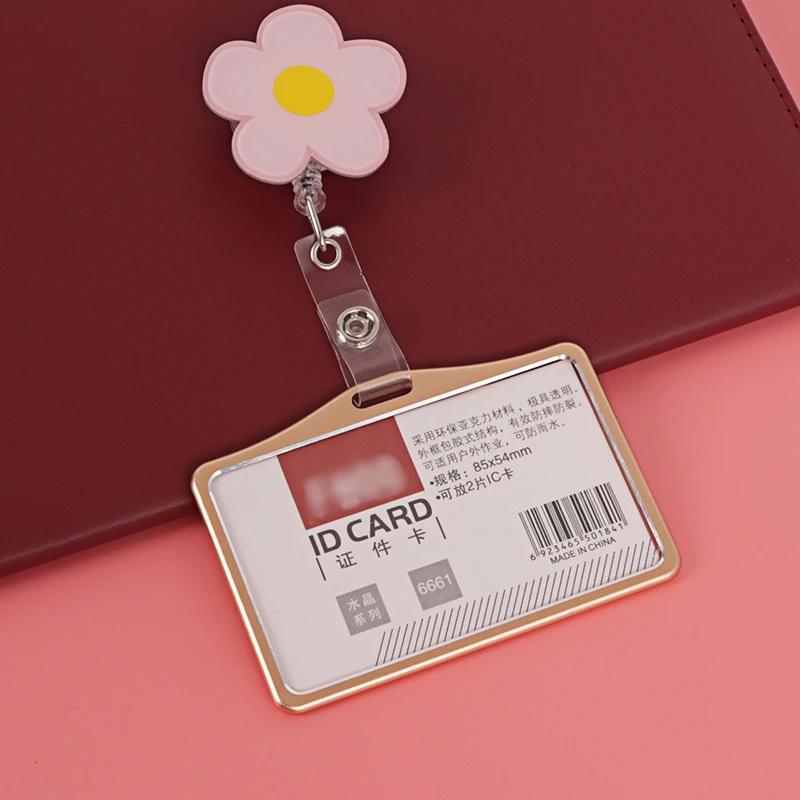 Cartoon Nurse Doctor Hospital Medical Keychains Retractable Brooch Badge Reel Clip ID IC Name Card Holders Gifts