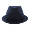 Used STETSON Hat Folded Cashmere Blend Wool 58 Navy /FF ECG003