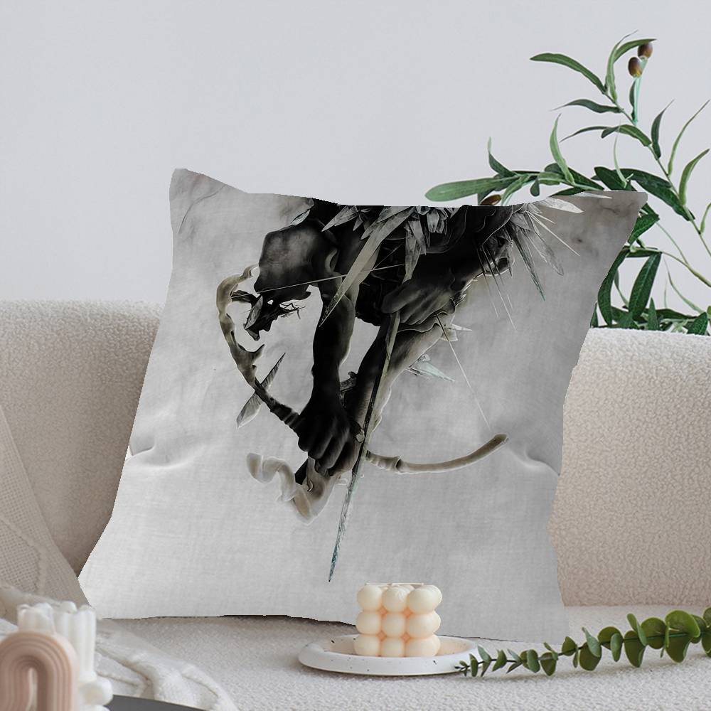 Rock Band L-Linkin Park Pillow Cover For Bedroom Room And Living Room Sofa Decorative Cushion Cover