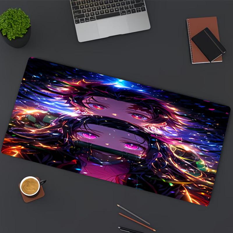 Demon Slayer Print Mouse Pad, for Keyboard Pad Laptop PC Mat for Office Home Use, Desk Decor, Perfect Birthday Gift for Gamers