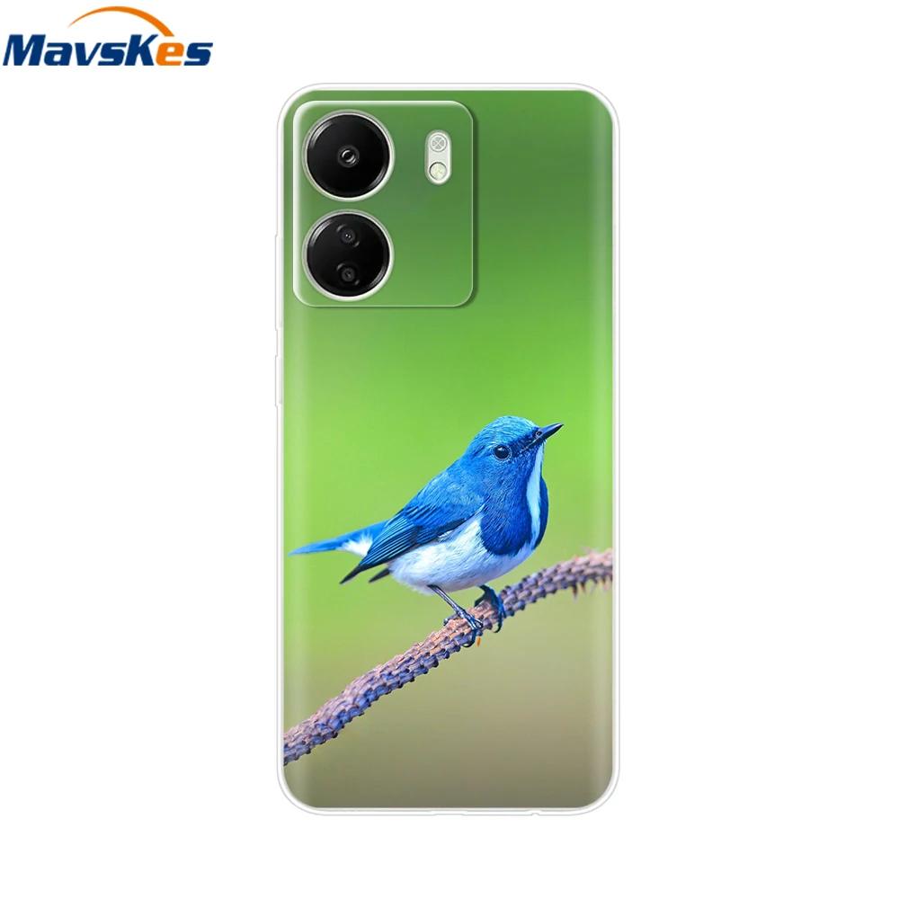 For Xiaomi Poco C65 Cases For Xiaomi Poco C65 Fashion Clear Soft Silicone Phone Cases TPU Fundas for PocoC65 c 65 Coque Bumper