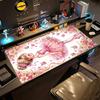 Floral Ballerina Dance Gaming Mouse Pad Keyboard Pad Ultra-Long Desk Mat Non-Slip Rubber Base Office Desk Accessory