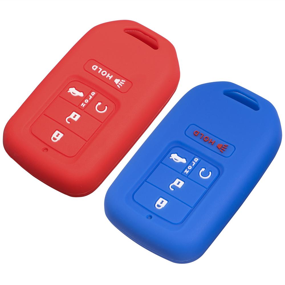 Silicone Remote Key Cover Protective Case Fob For Honda Accord Pilot Civic 5 Button Keyless Entry Remote Starter