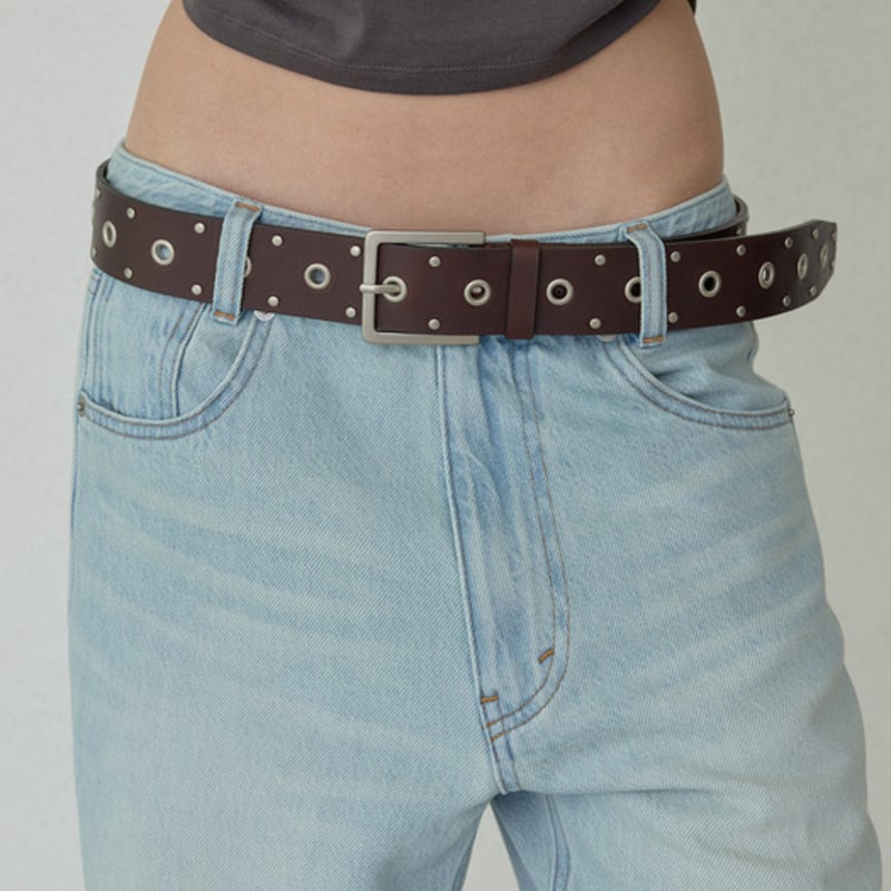 

Ordes MADDY EYELET КОЖАНЫЙ РЕМЕНЬ - КОРИЧНЕВЫЙ OS