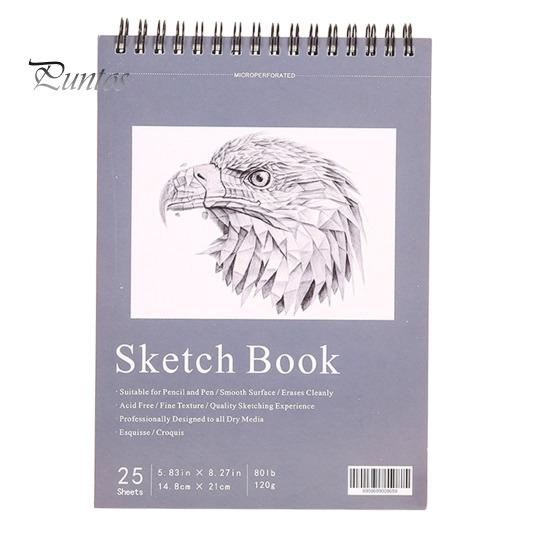 

Книга для эскизов в твердом переплете, в спиральном переплете, 25 листов, без кислоты, без кровотечения, плотная бумага, художник, студент, художник, эскиз, рисунок, письмо, альбом для рисования, товары для творчества серый