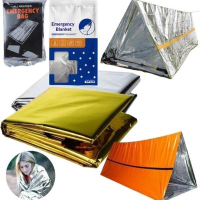 1/3 Pezzi 130*210Cm 160*210Cm Mylar Spaziale Termica di Salvataggio Emergenza Coperta Per Esterno Escursionismo Coperta di Sopravvivenza