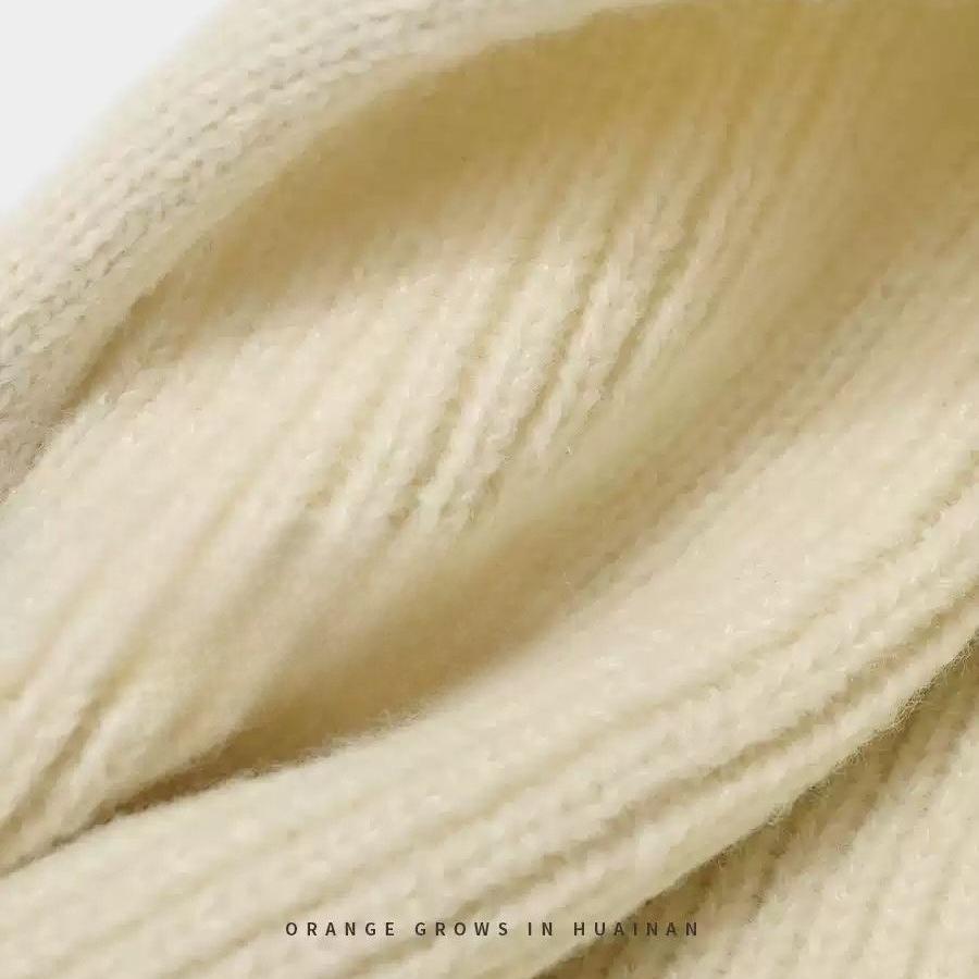 Winter Knitted Balaclava Hat for Women Girls female Korean Fashion Versatile Windproof Shawl Cold Resistant Warm Pullover Hat