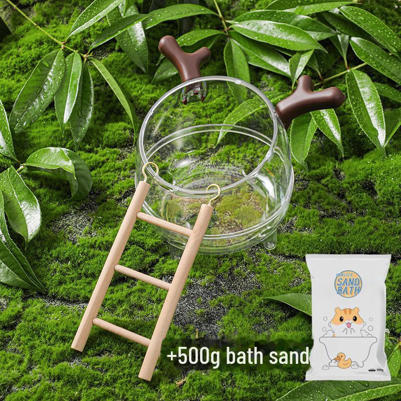 Baño y arena para hámster dos en uno