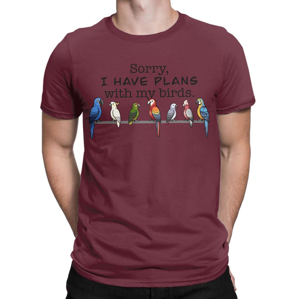Funny Novelty 100 Cotton Tshirt Sorry I Wasnt Listening I Saw A Bird Tops Tees For Unisex
