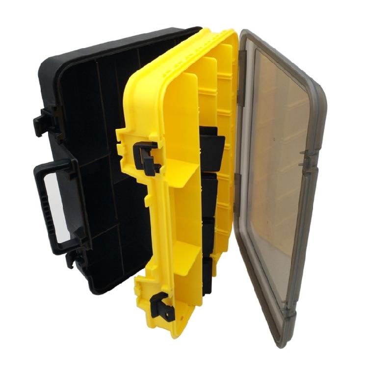 Clear Fishing Lures Storage Box with Adjusted Dividers Tackle Dividers Box