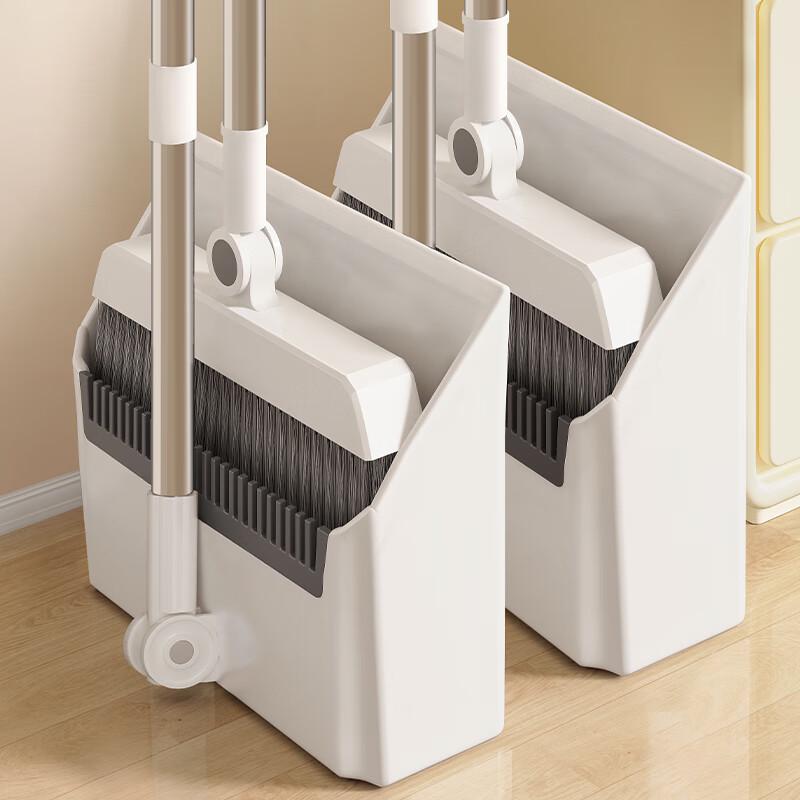Household Hair-Free Broom & Dustpan Set with Squeegee