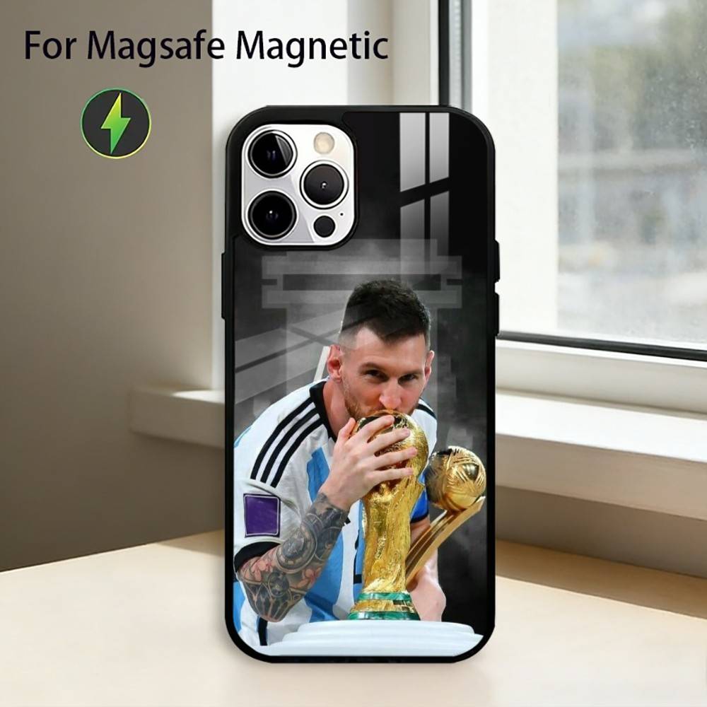 Lionel Messi football Phone Case For iPhone17,16,15,14,13,12,11 Plus,Pro Magnetic with Magsafe Wireless Charging
