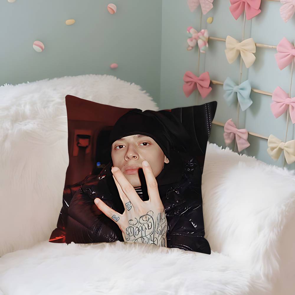Central Cee Uk Rapper Case Plush Fabric Soft Pillowcase Double Sided Print Cushion Cover Household Gifts