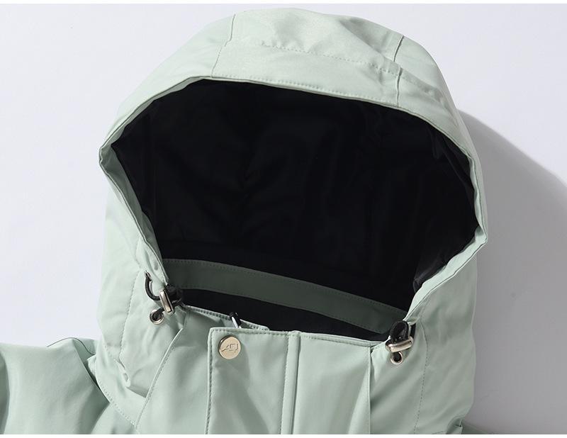 Women's and Men's Waterproof Ski Jacket and Pants Set - Winter Warmth for Single/Double Board Skiing.