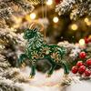 Christmas Lamb Acrylic Hanging Ornament 1PC Flat Cute Sheep Pendant for Xmas Tree Home Winter Holiday Party Decoration