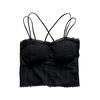 Women Halter Women Camisole Summer Sleeveless Lace Cotton Off Shoulder Slim Solid Color Sexy Strap Tube
