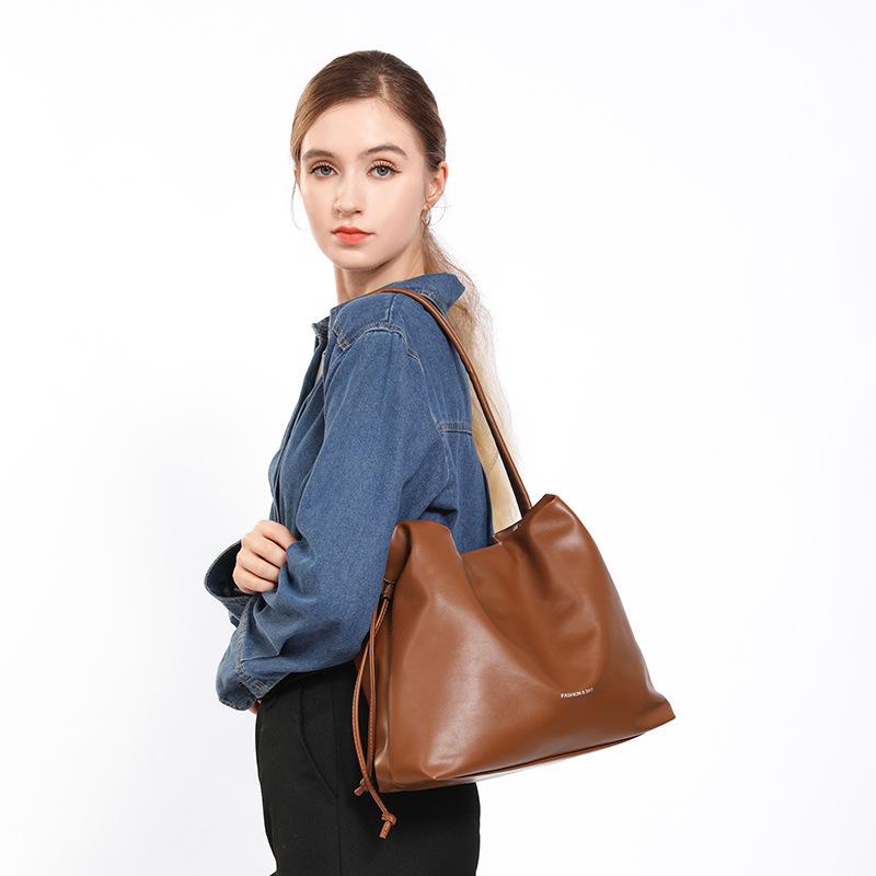 Håndveske med snøring Mote Allsidig Skulderveske