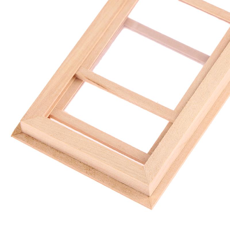 Miniature Dollhouse Square Window Star Anise Window Model Furniture Accessories