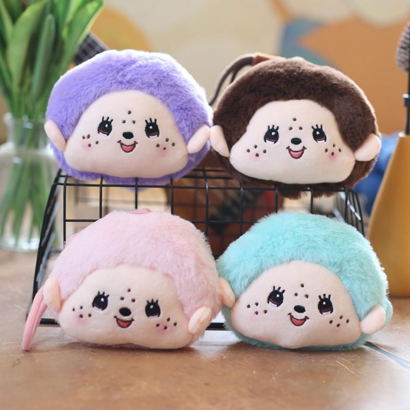 Roztomilý Mengqiqi Přívěsek na peněženku na mince Plyšová hračka Panenka Kreslená taška Závěsek na klíče Panenka