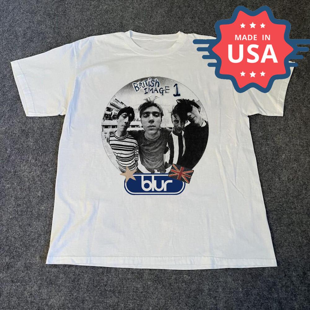 

Blur Band British Image SHirt Shirt Unisex Concert S5XL Reprint TR484 Unisex T-Shirt L