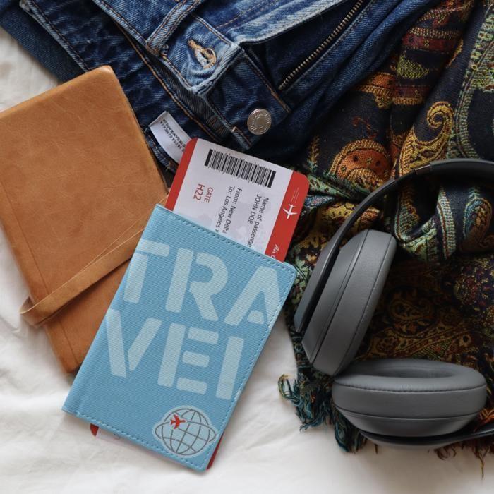 Protège passeport - Kikkerland - Bleu -