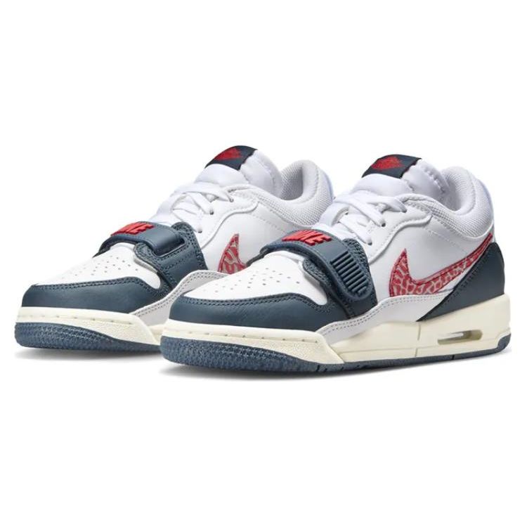 Air Jordan Jordan Legacy 312 Low GS USA Kids Sneakers White Wolf-Grey Pale-Ivory CD9054-146