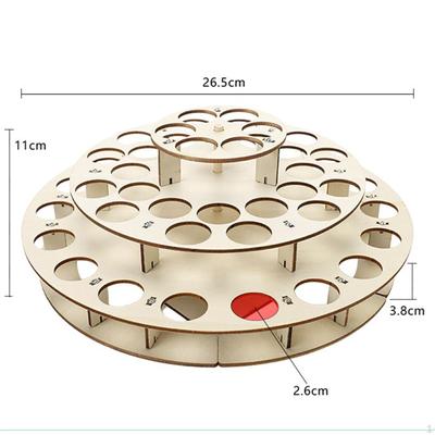 Craft Paint Holder for Acrylic Paints Space Saving 48 Slots Organizer Storage Stand