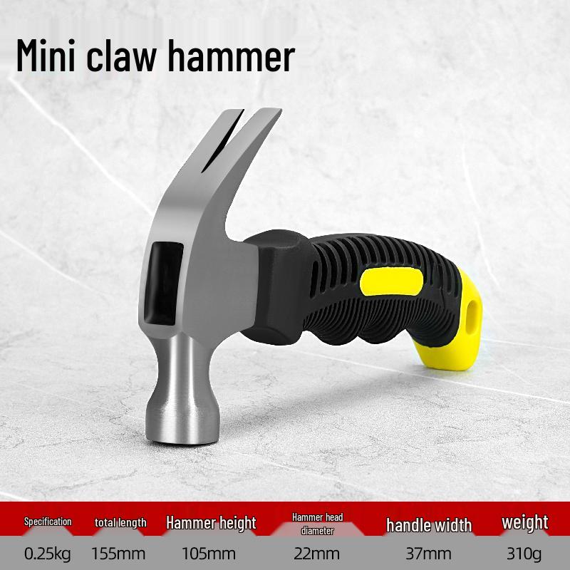 Młotek ciesielski wielofunkcyjny: Kompaktowe Stalowe Narzędzie do Obróbki Drewna i Użytku Domowego