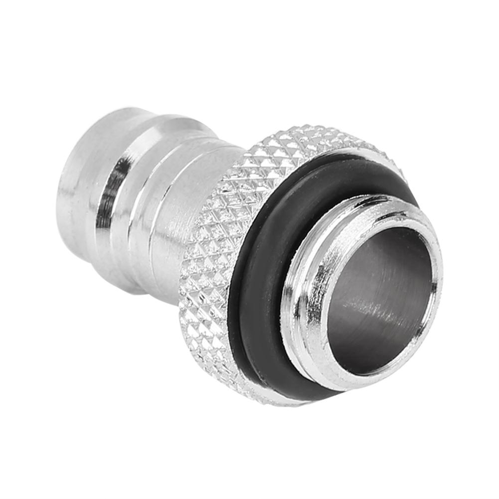 G1 4  Thread To 3 8  Barb Fitting Soft Tubing Chrome Plated for PC Water Cooling