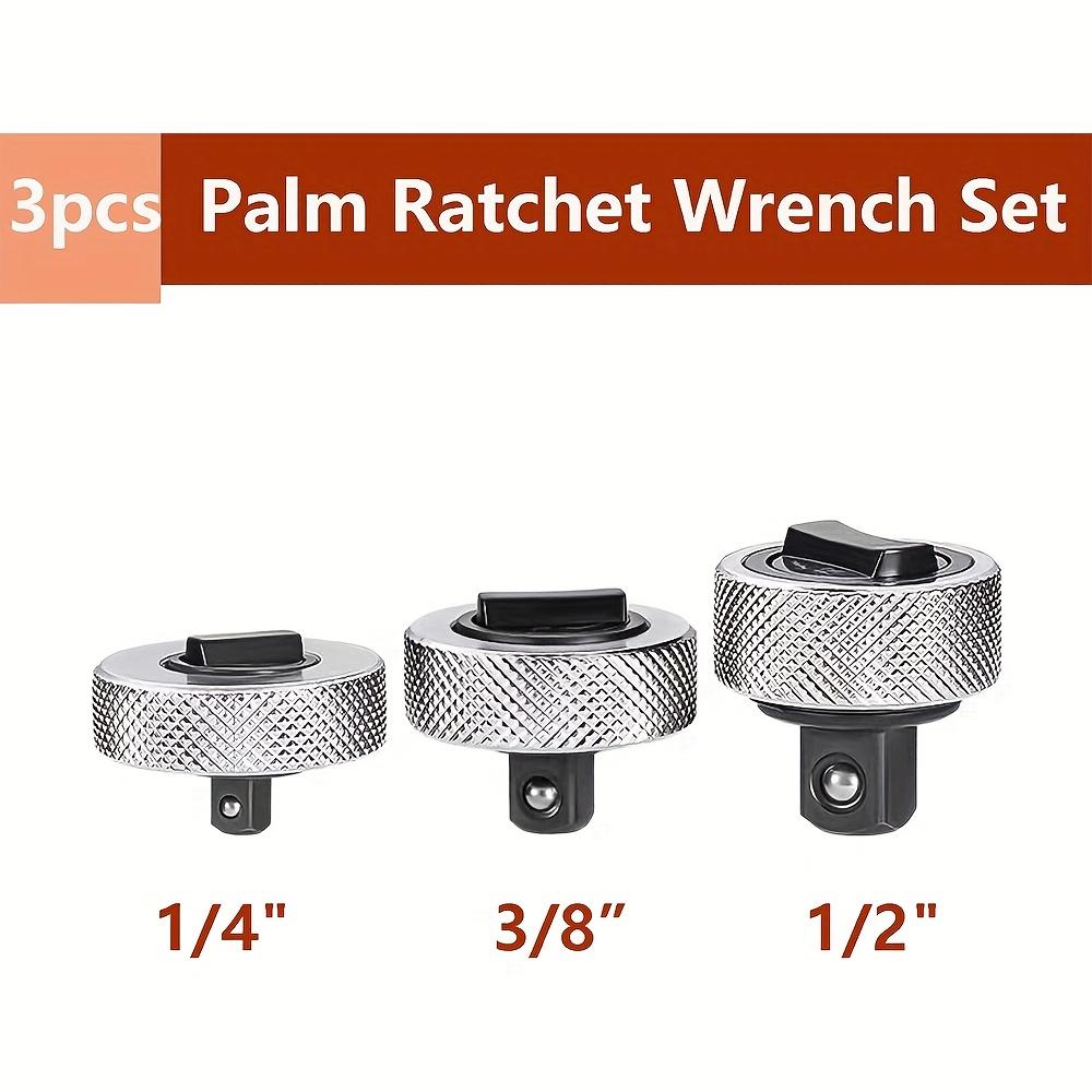 3pcs Finger Ratchet Wrench Set, Multi-function Mini Ratchet Wrench Service Hand Tool Carbon Steel Reversible Thumb Wheel Ratchet Wrench