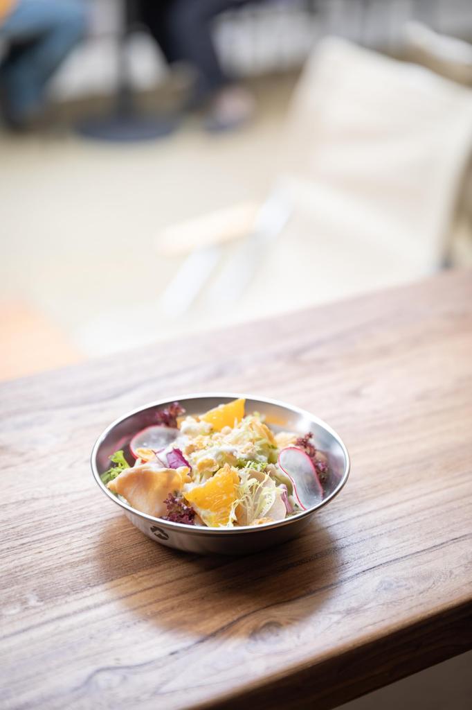 CAMPING MOON Camping Dish, Stainless Steel 304, 17cm Diameter, 4-Piece Set, S395-16-4P