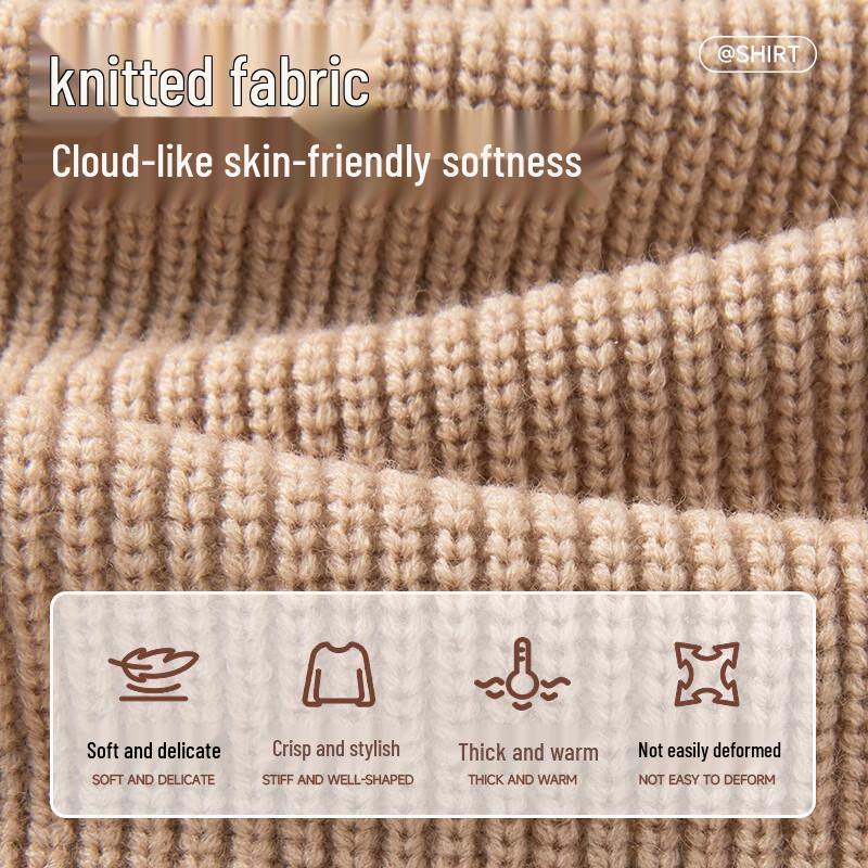 Mark Fairwhale Men's Retro Henley Button Knit Sweater