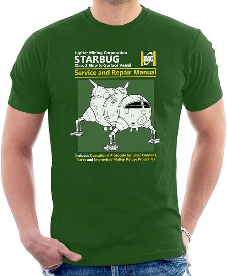 

Red Dwarf Starbug Service and Repair Manual Mens TShirt wholesale cheap graphic t shirts 2024 streetwear tshirts 4XL