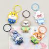 Cute Cartoon Resin Keychain Pendant - Girly Backpack Decoration Gift
