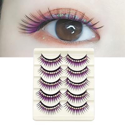 1 Box False Eyelashes Exaggerate Prom Tool Convenient Fashionable Beauty Eye Lashes for Performance