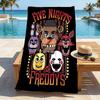 Fnaf Horror Stylish Digital Printing Beach Towel Quick Drying Absorbent Blanket For Beach Pool Gym Travel Christmas Gift C9211964