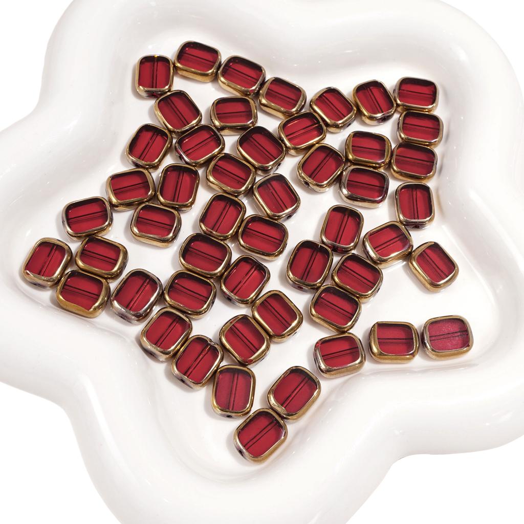 5-10pcs Ellipse Glass Bead Crystal Scattered Beads For DIY Bracelets Necklaces Jewelry Making