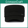 Versatile Winter Essential Men's Flat Top Hat With Adjustable Size For Cold Weather